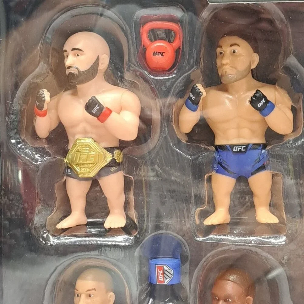 PMI UFC Collectible Fights Octagon Fighters Collectible‎ Fights 8 Figurines Set